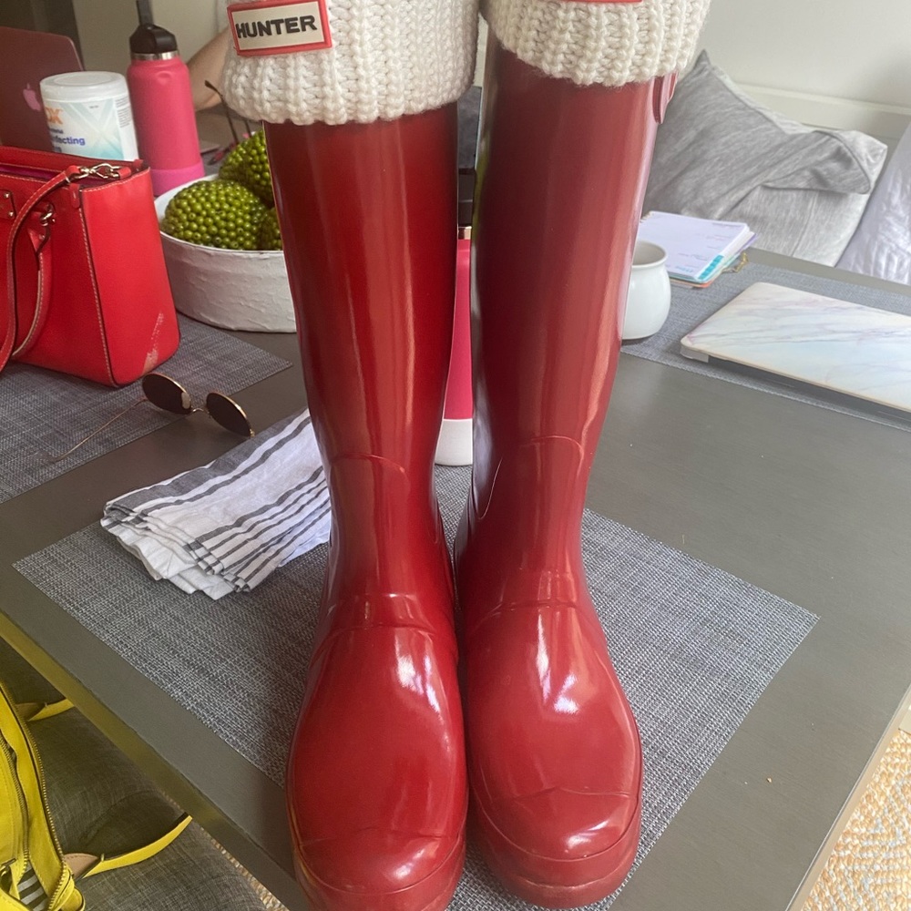Tall Hunter Boots with Original Tall Boot Socks